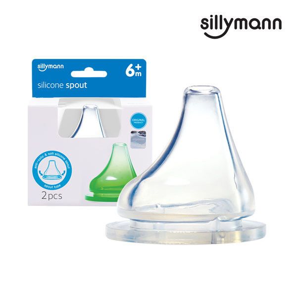 韓國【Sillymann】100%鉑金矽膠防漏鴨嘴（2入裝）