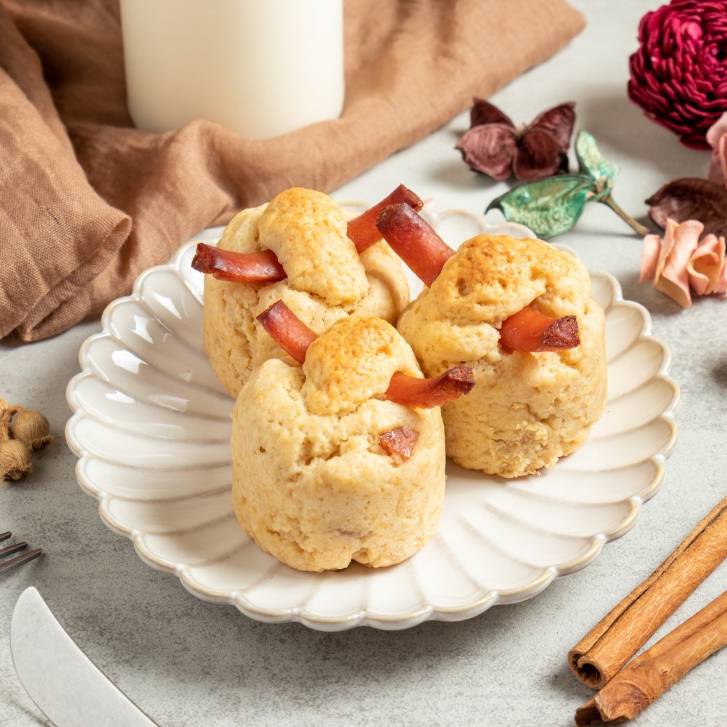 德式・洋蔥脆腸司康🌭