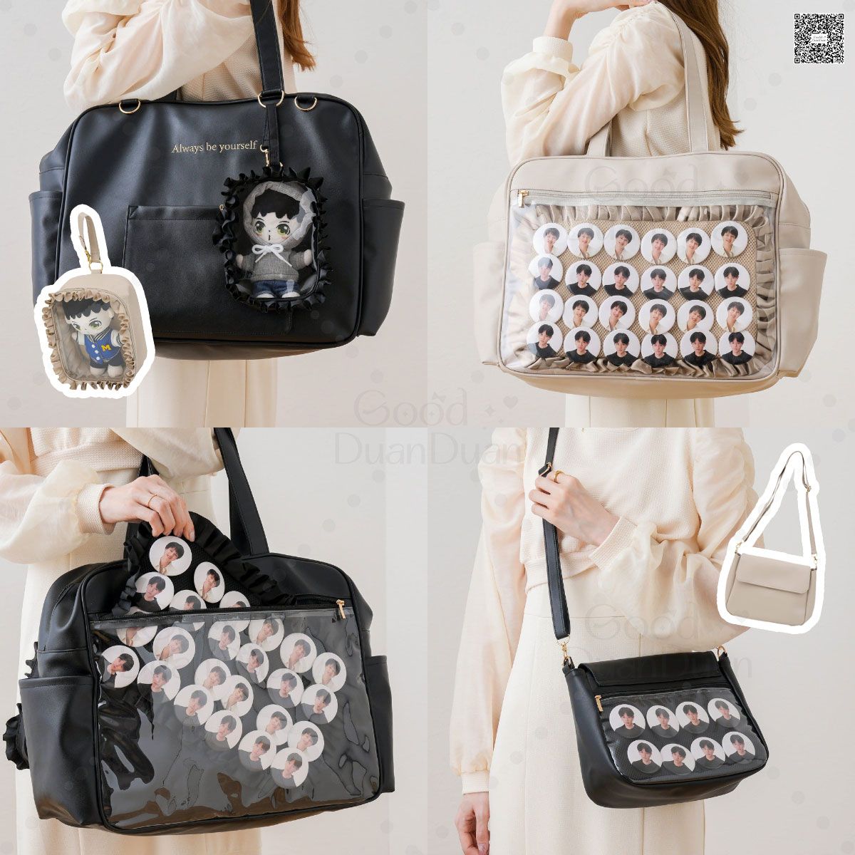 【3coins】推角應援痛包娃袋：