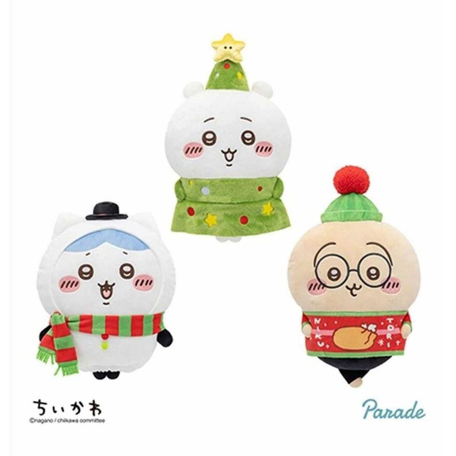 【SuMai粟麥屋】現貨 日版 吉伊卡哇 景品 聖誕節 睡衣 烏薩奇 小可愛 BIG絨毛 娃娃 大玩偶 小八貓