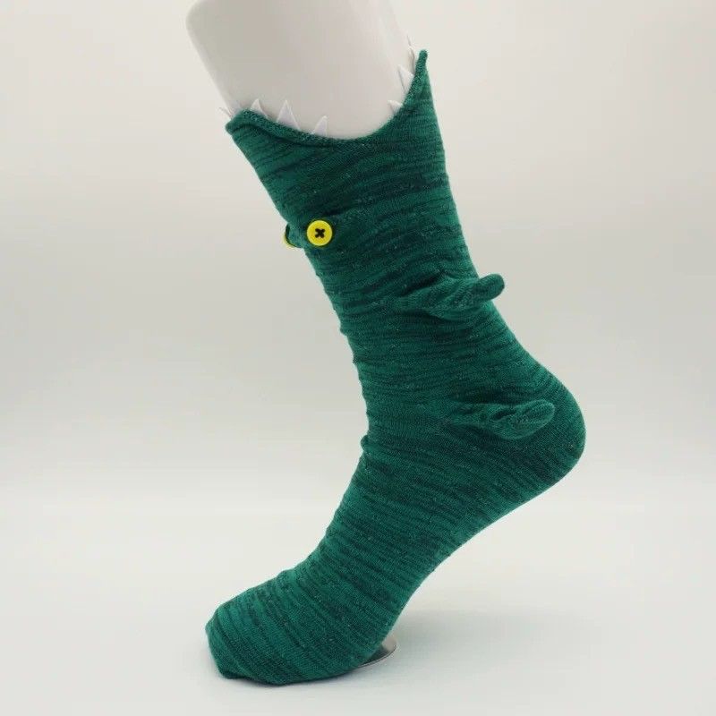 🐊聖誕綠色鱷魚吃腳腳🐊