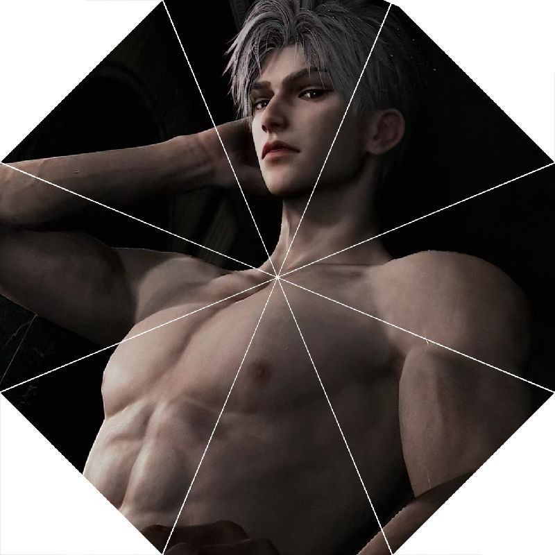 ☂️秦徹腹肌黑膠傘☂️