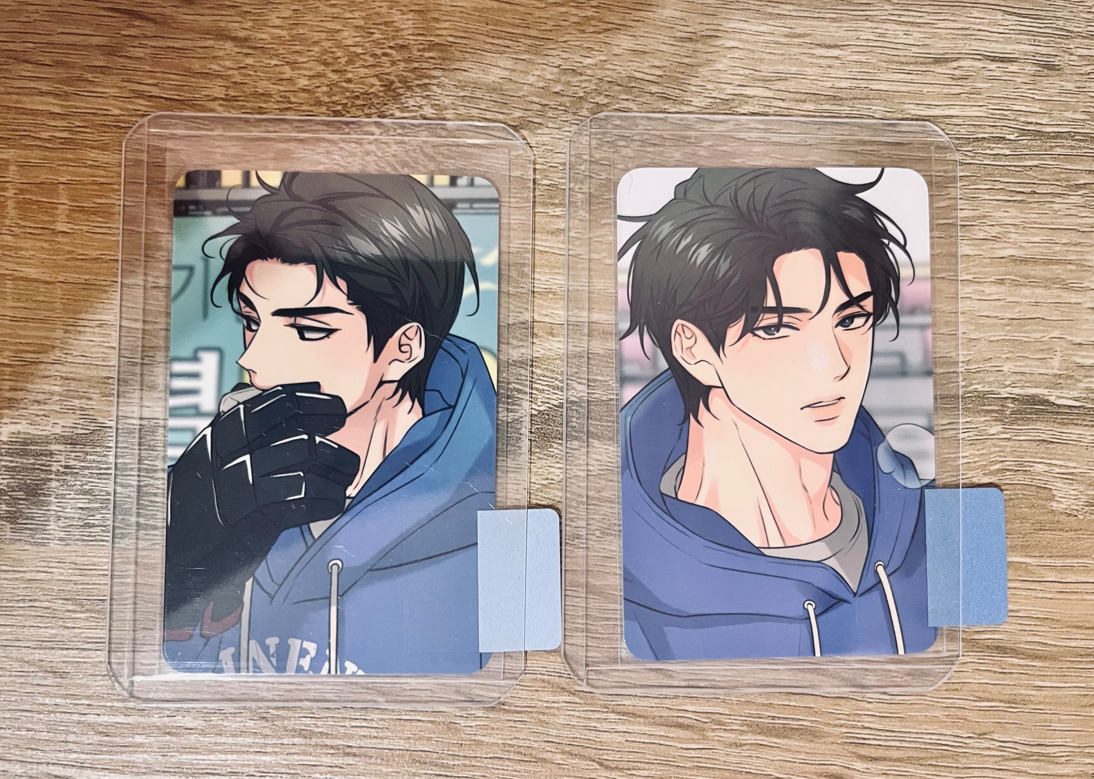 融冰曲線帽踢小卡二組+明信片