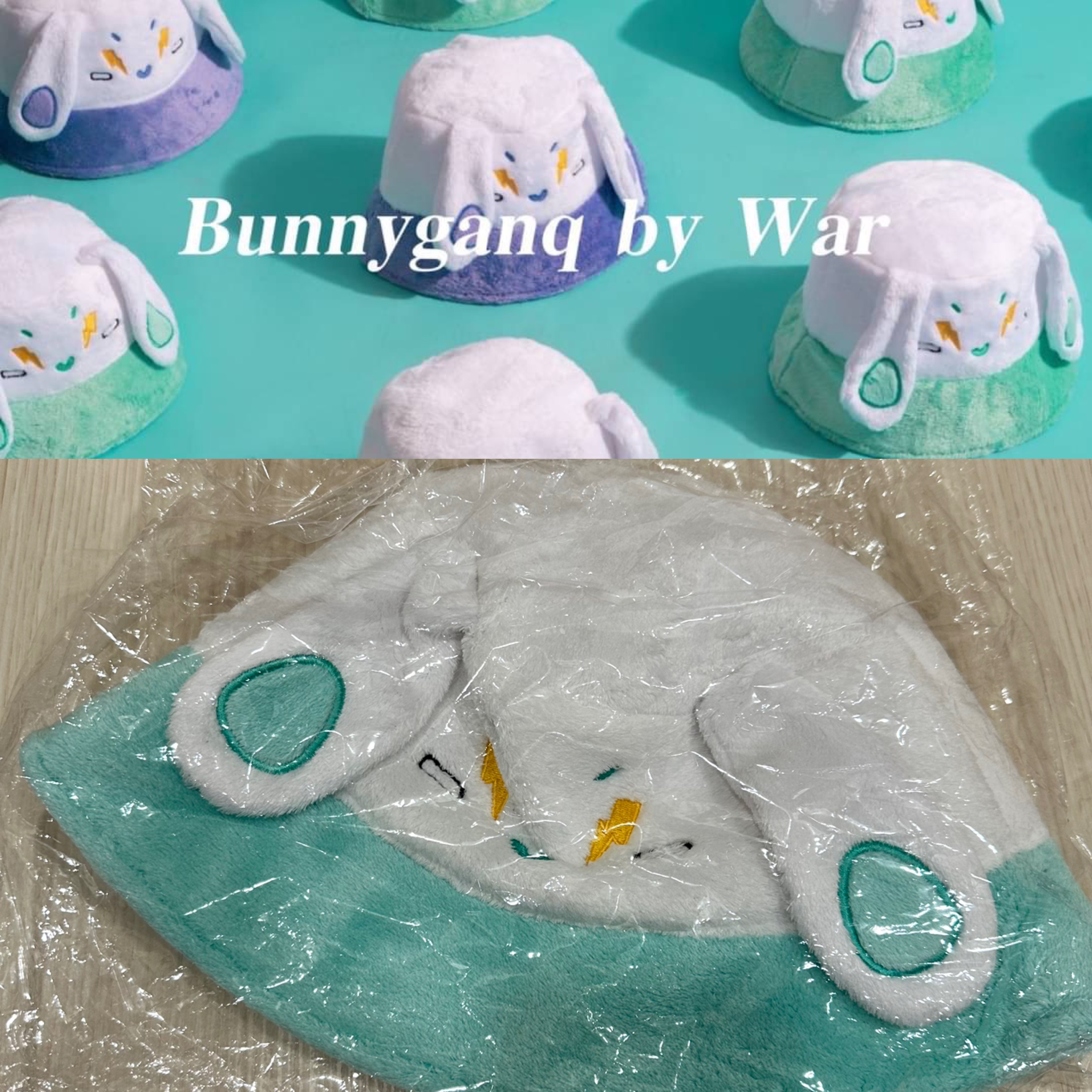 War幫大隊長設計的兔兔帽子