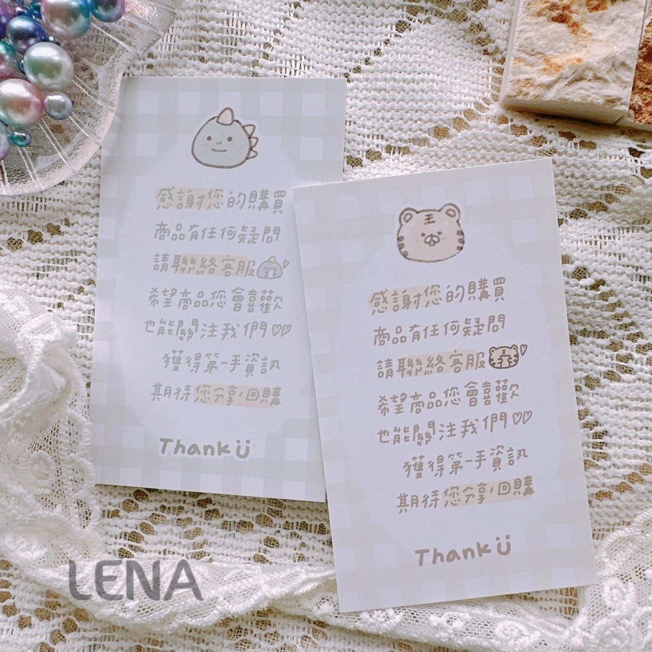 感謝卡 尺寸9*5.4公分