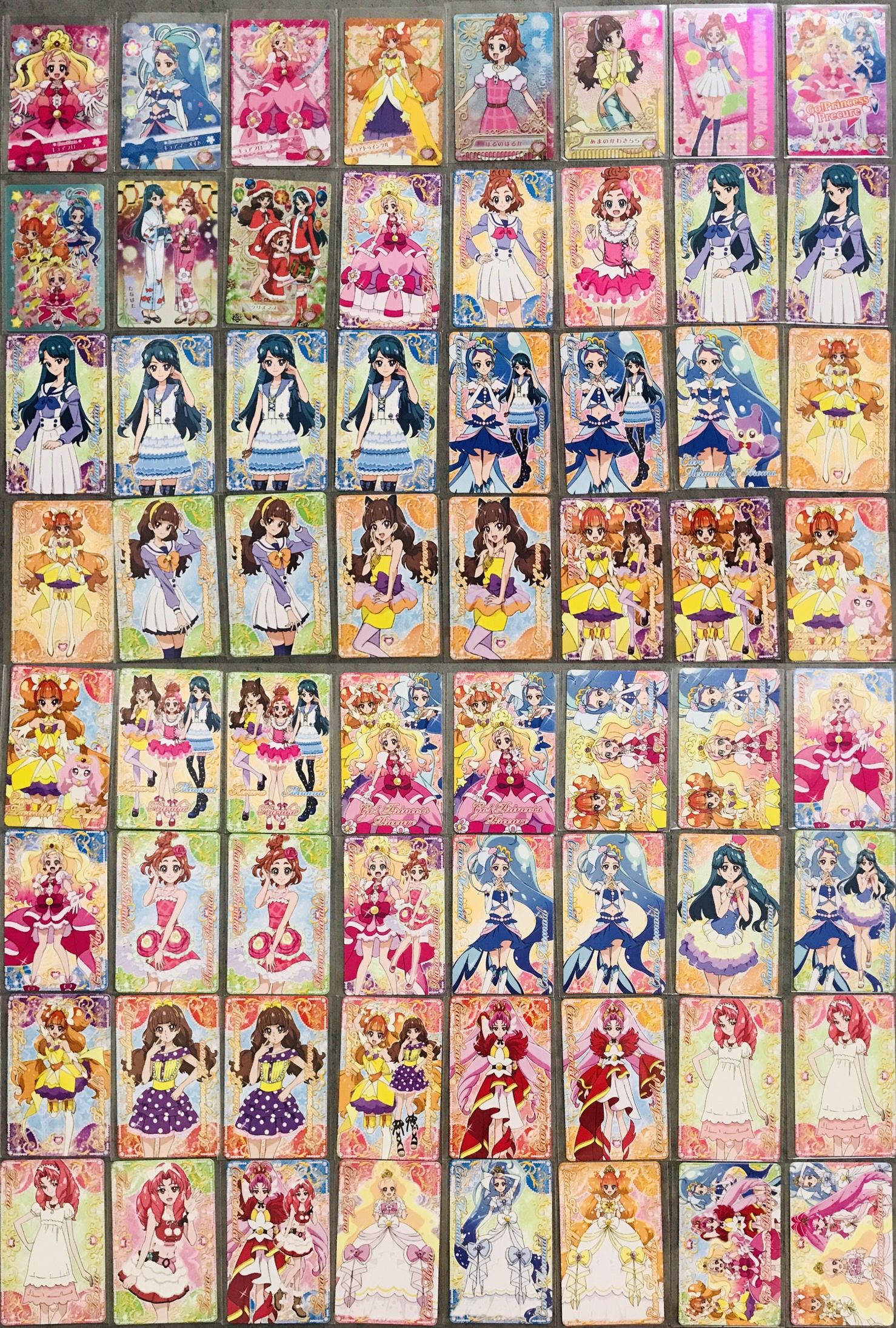 公主正版卡64張