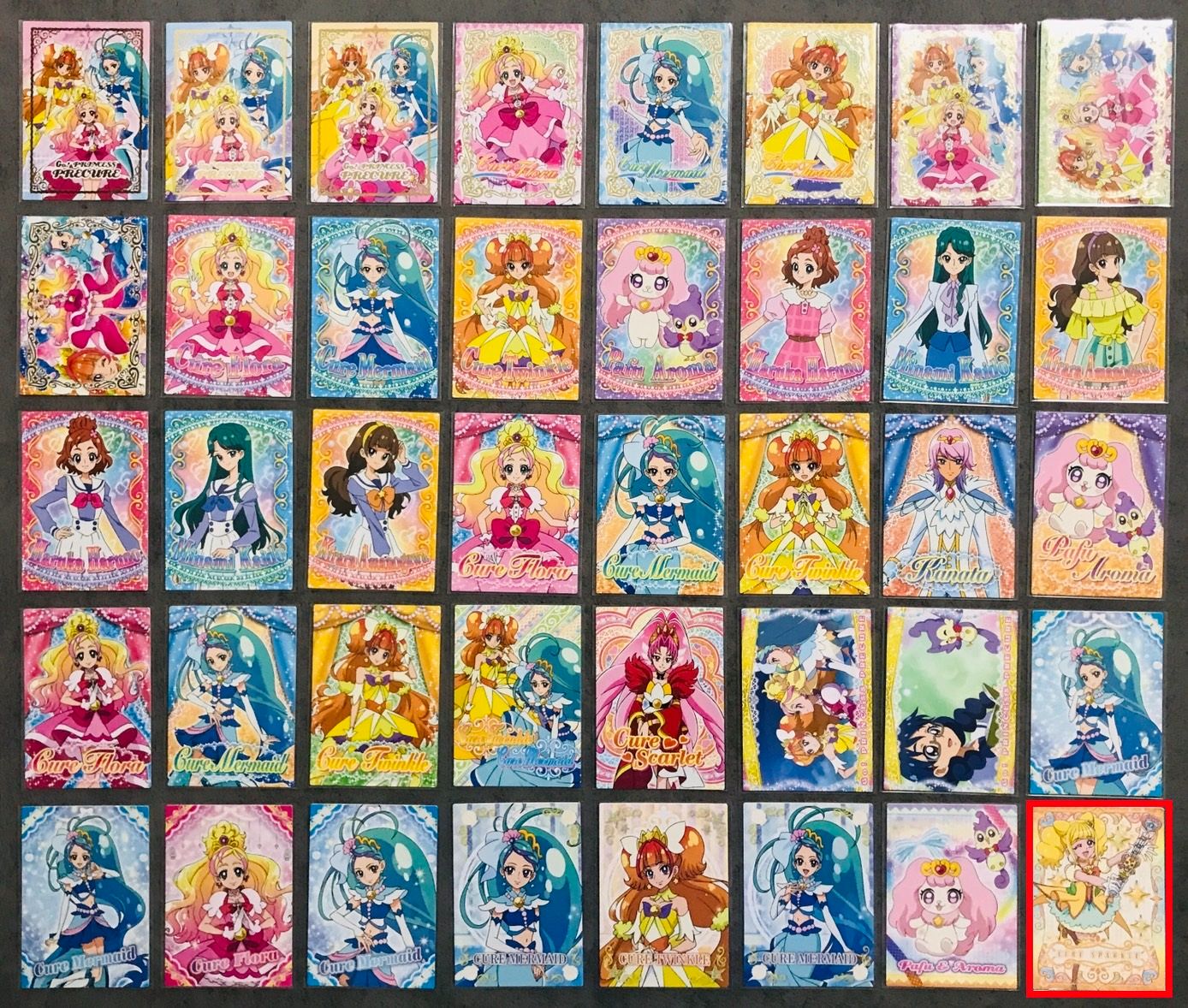 公主+治癒正版卡40張（含公主組燙金11張，說明看一下）