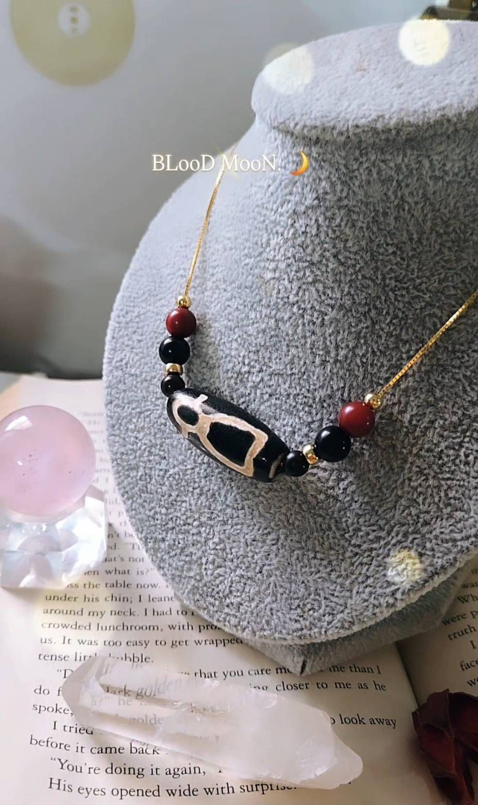 🪐財神天珠阿卡項鍊新設計款（肩頸守護神