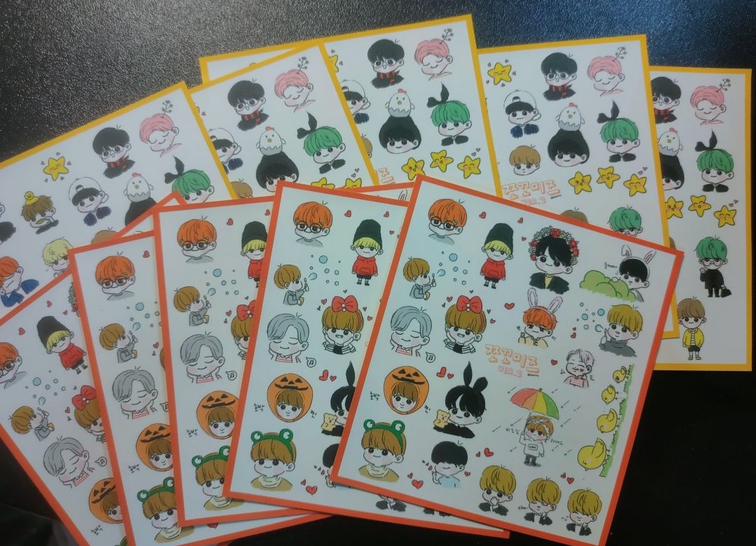 BTS 飯繪 貼紙