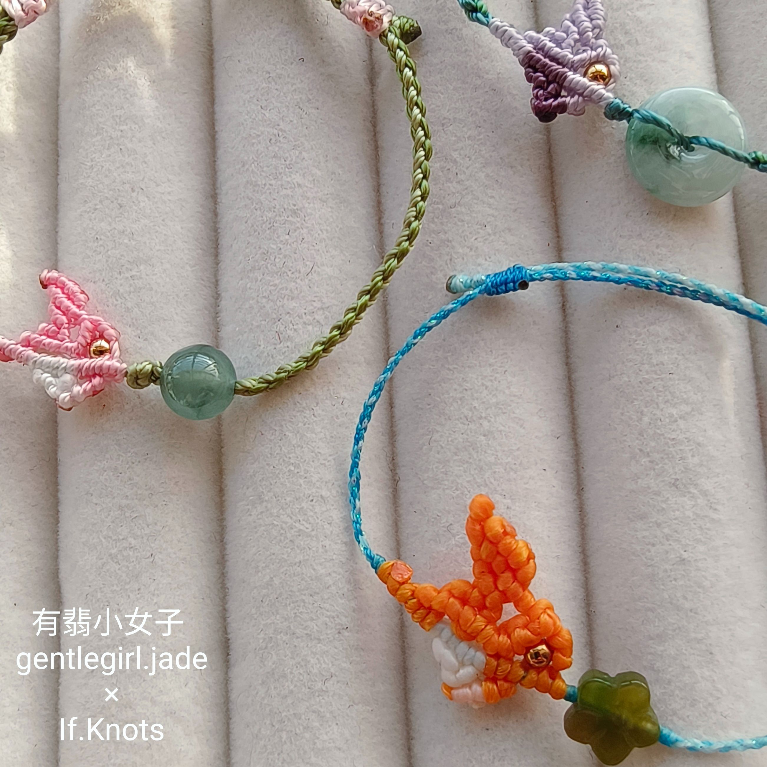 自由之鳥 哪裡都能飛翔 翡翠手繩