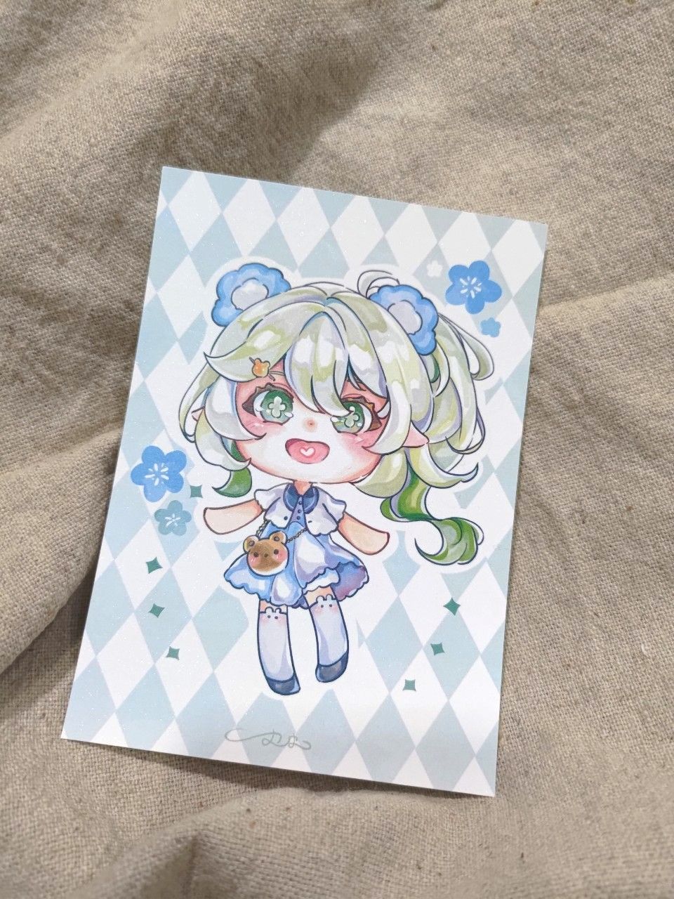 原神FANART A6明信片