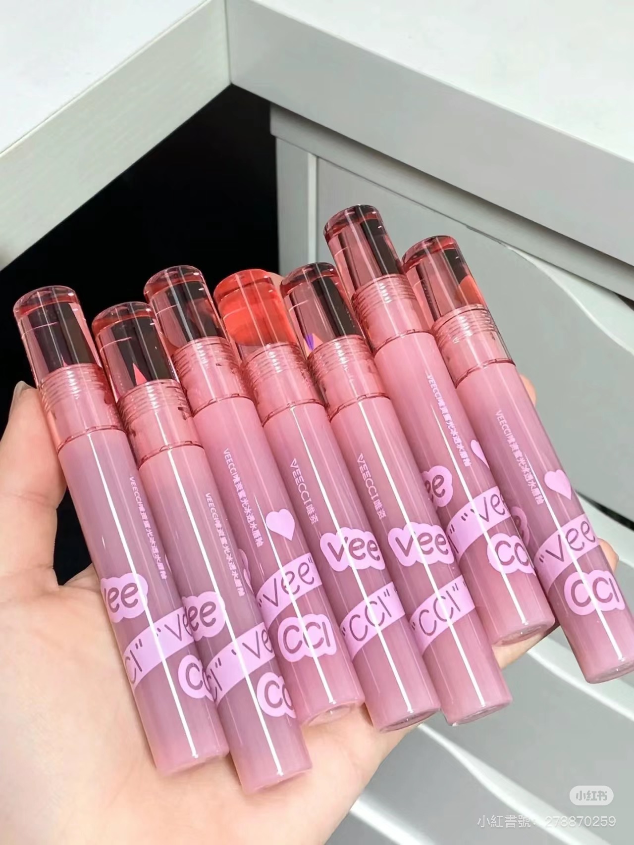 預購🌸唯資蜜光冰透水唇釉