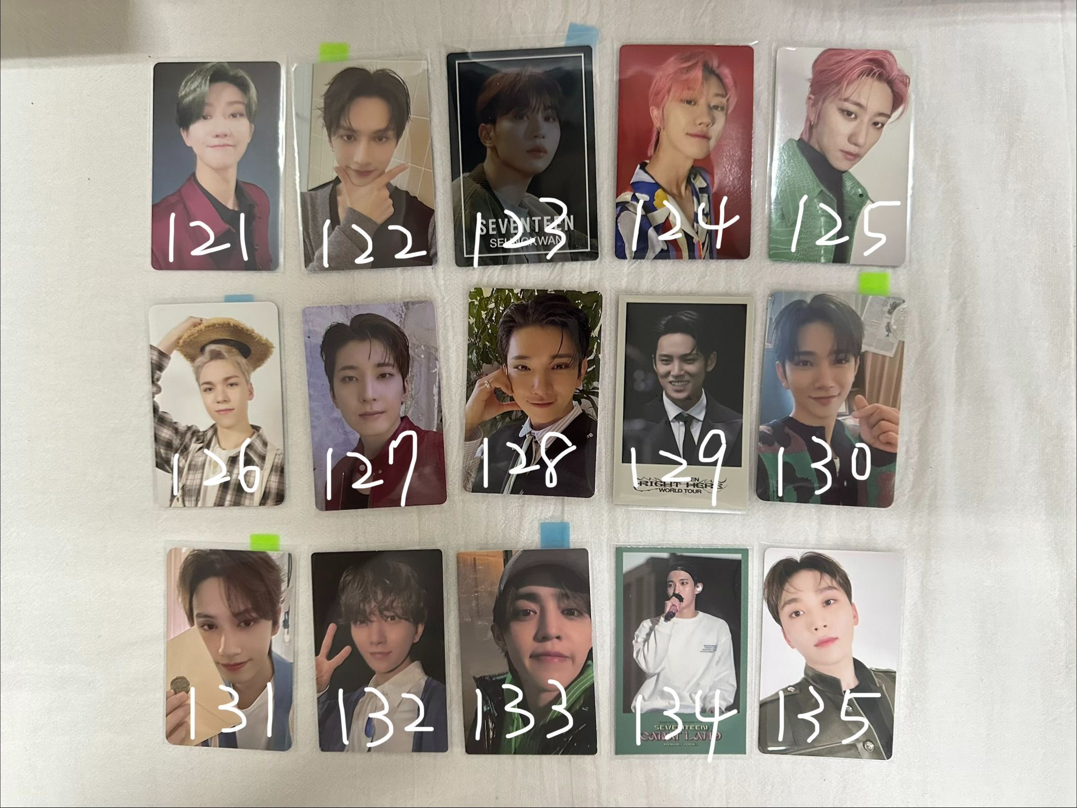 SVT 零散卡包卡/雜誌卡/會員卡/年曆卡/DVD卡/拍立得（💖帶💙，🖤單帶不當綁，💙可單帶可當綁）