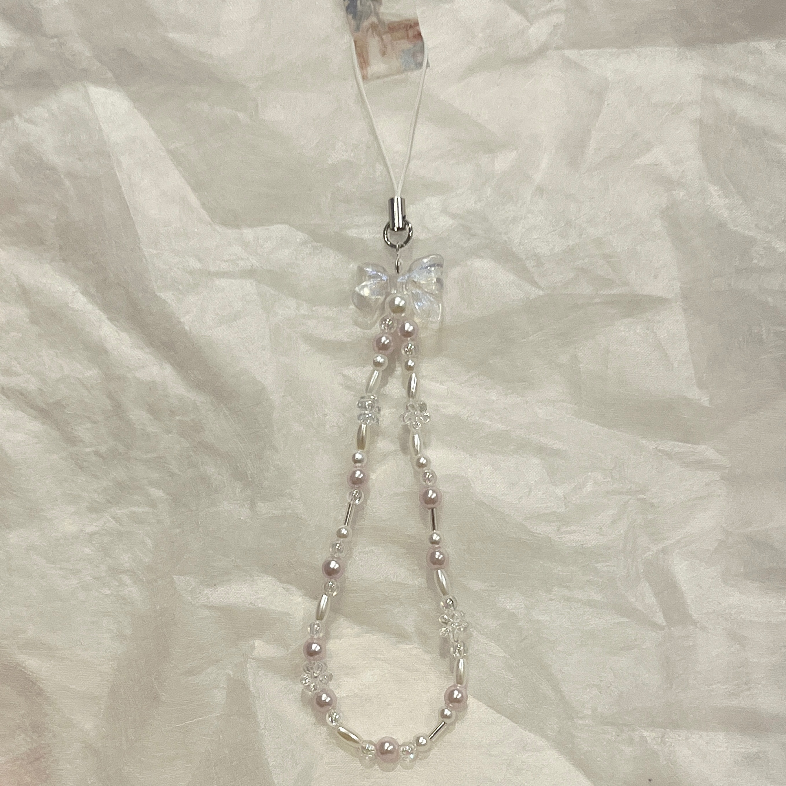 夢幻粉紫色珍珠掛飾💗✨💜🎀