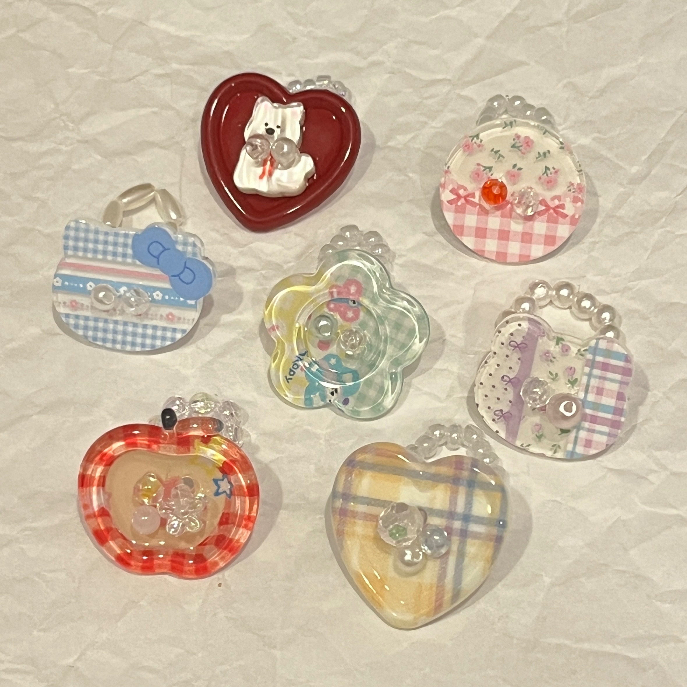 🌟Y2K復古鈕扣戒指💋（第二彈！）