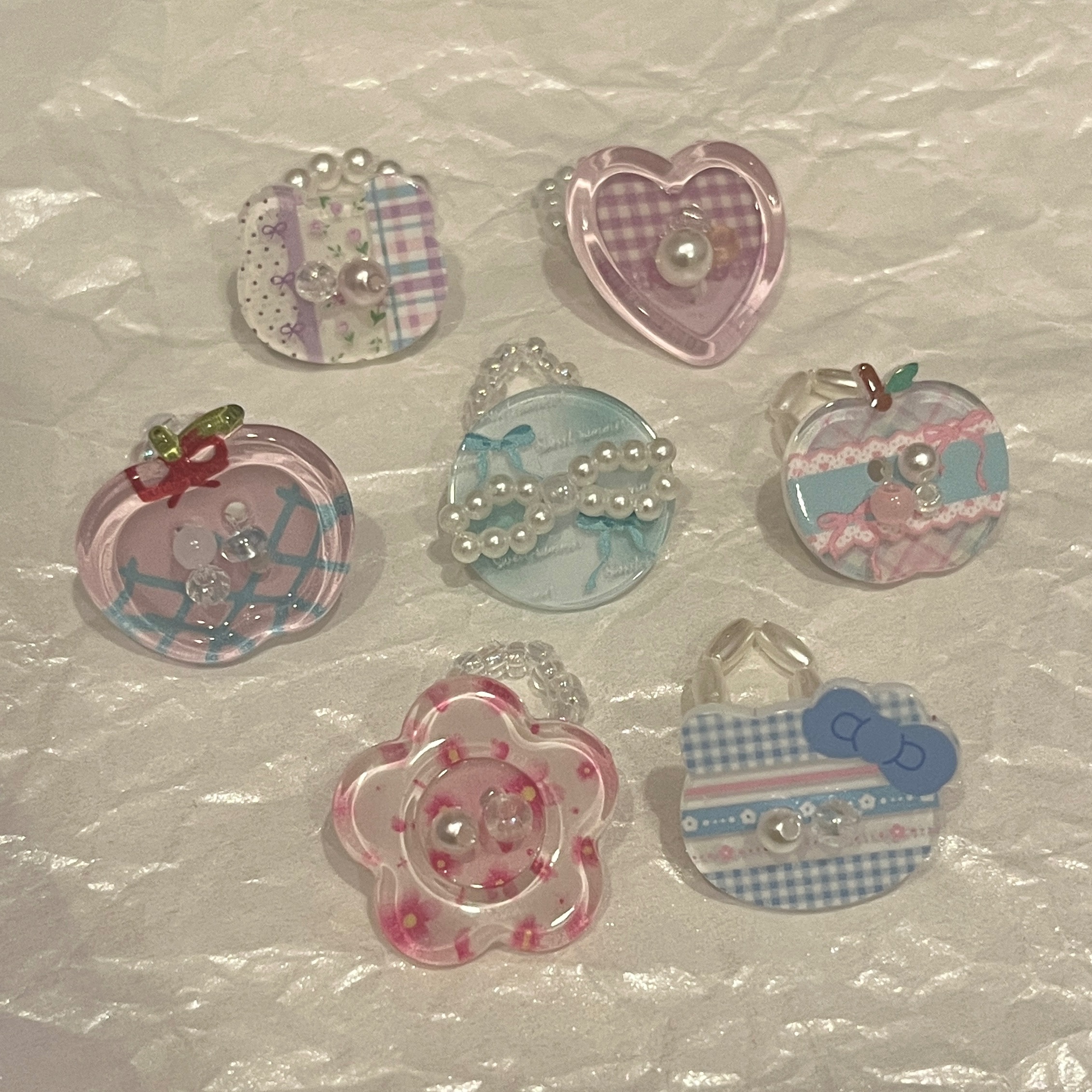 ❤️Y2K復古鈕扣戒指✨（第三彈）