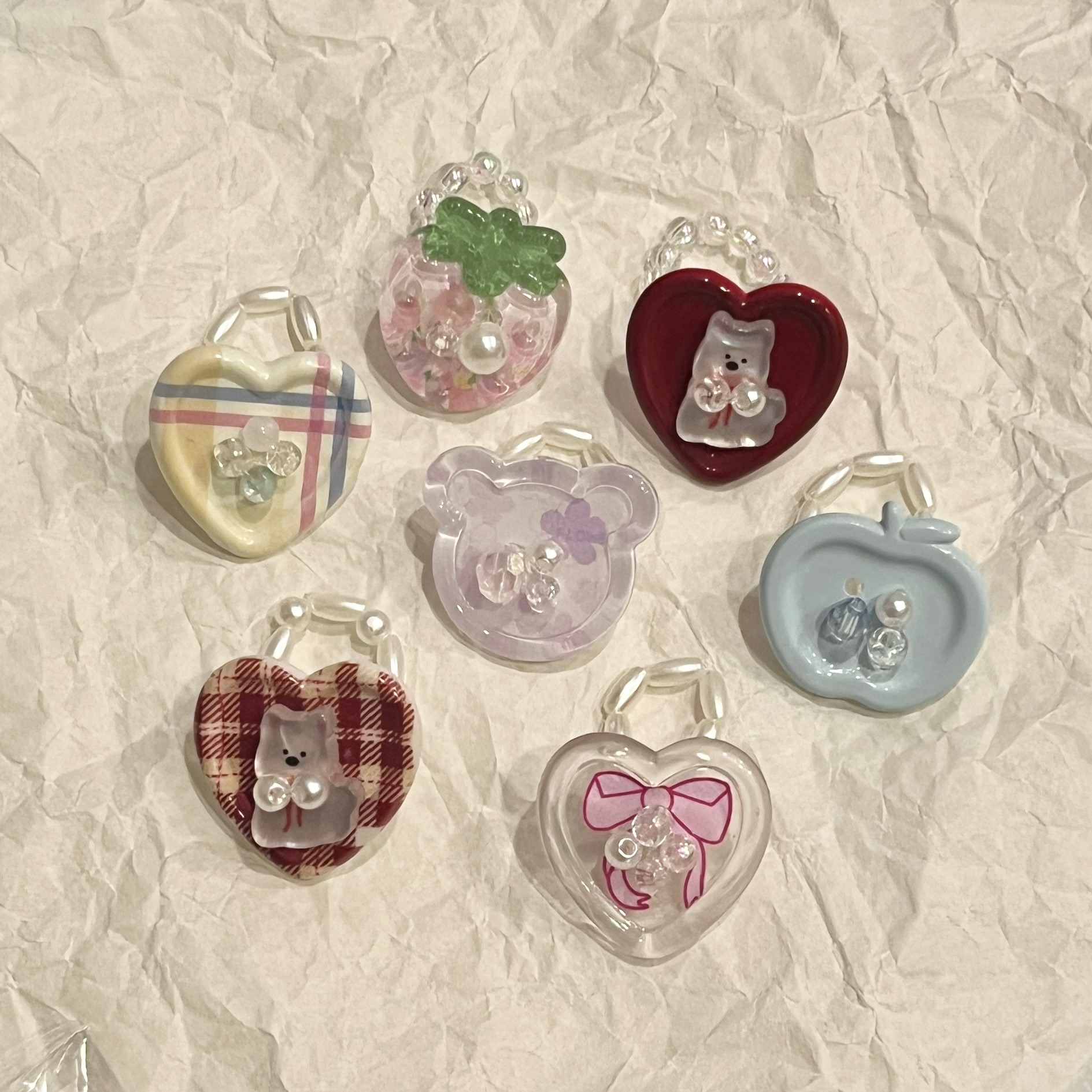 💝Y2K復古鈕扣戒指💝（第六彈）