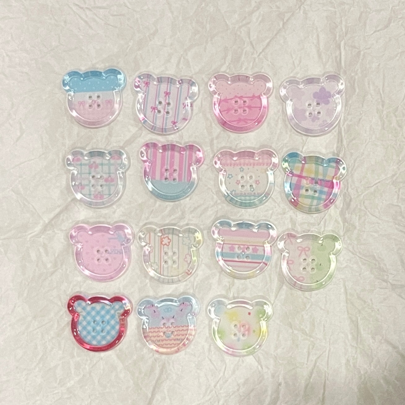 🫶Y2K復古鈕扣戒指🫶（第七彈）