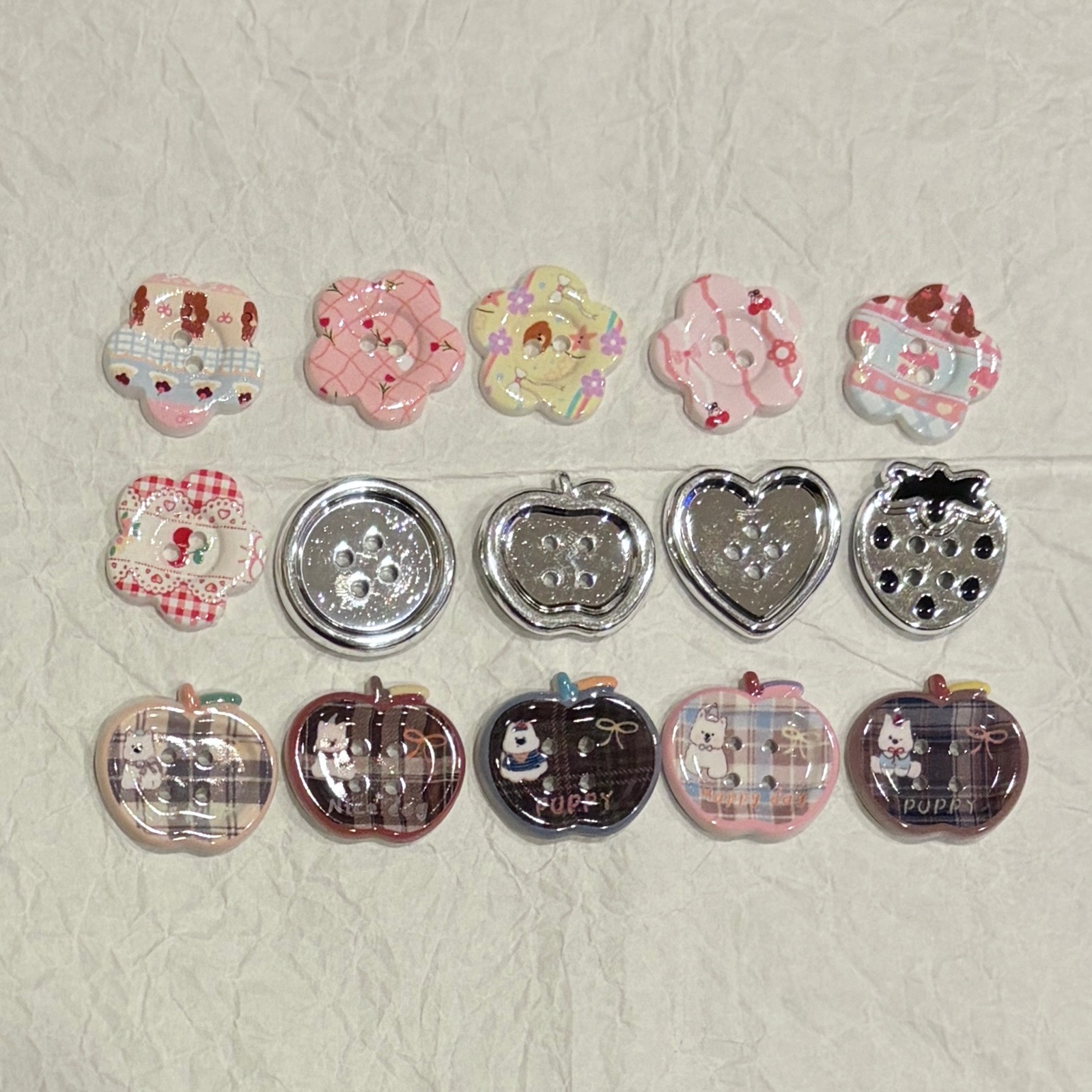 Y2K復古鈕扣戒指🧡（第九彈）