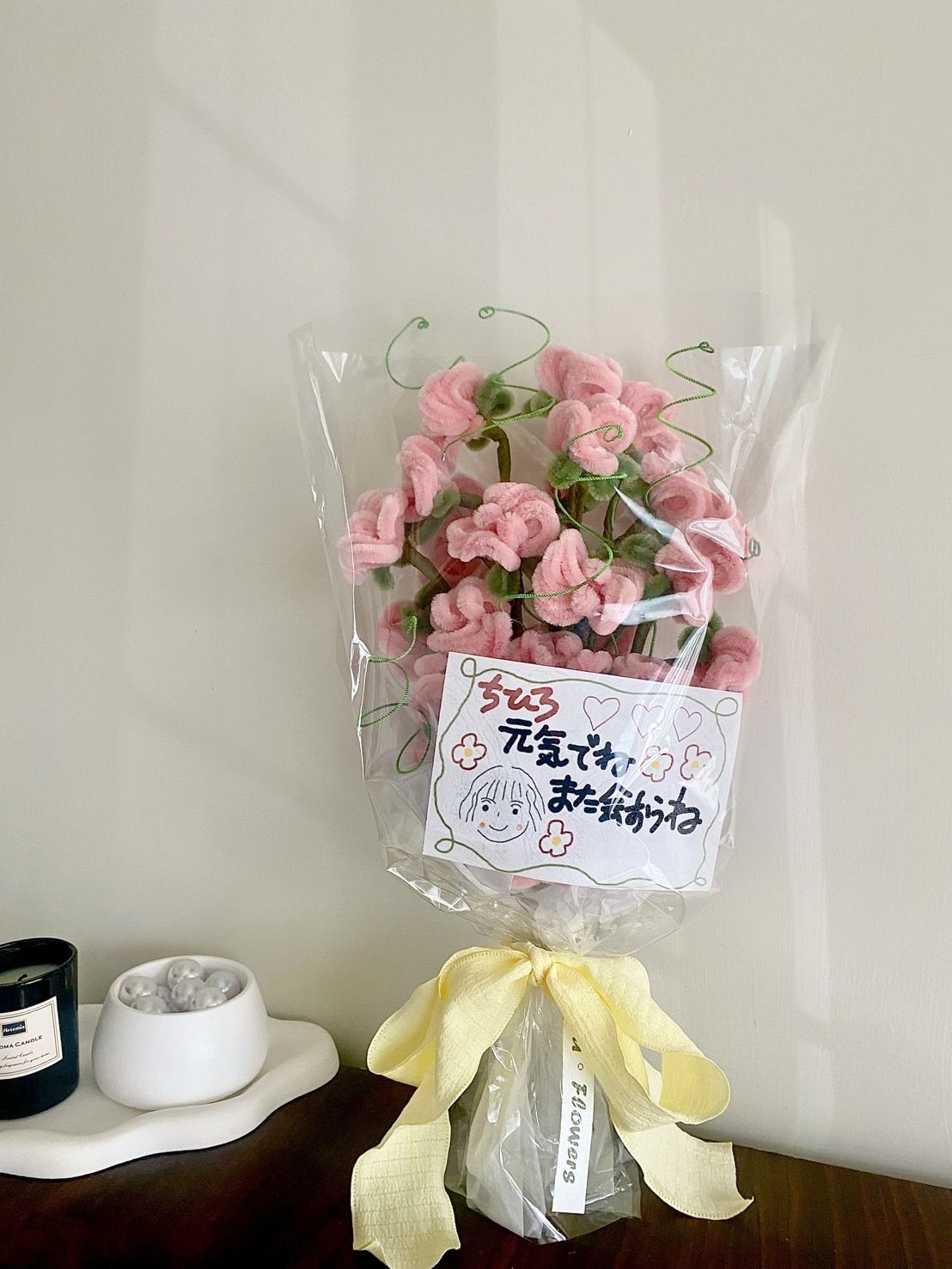 香豌豆花束，千与千寻同款豌豆花