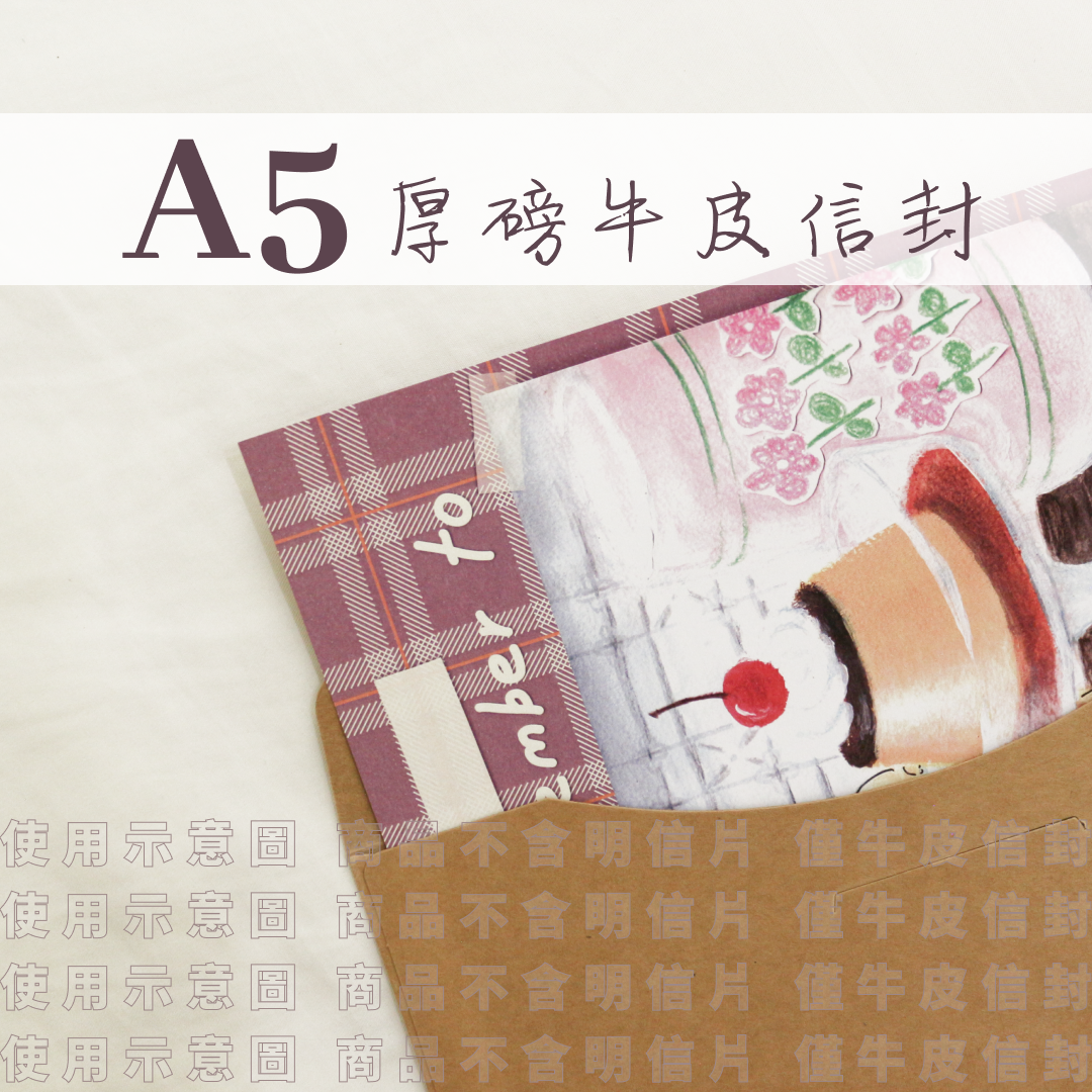 其它 :: A5 厚磅牛皮信封