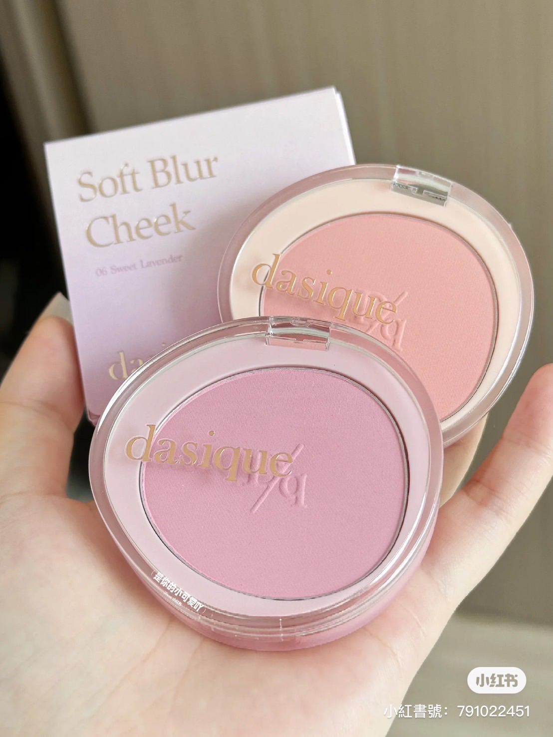 ￼韓國正品💯2024年款 Dasique腮紅 Soft Blur柔焦絲絨啞光 單色腮紅