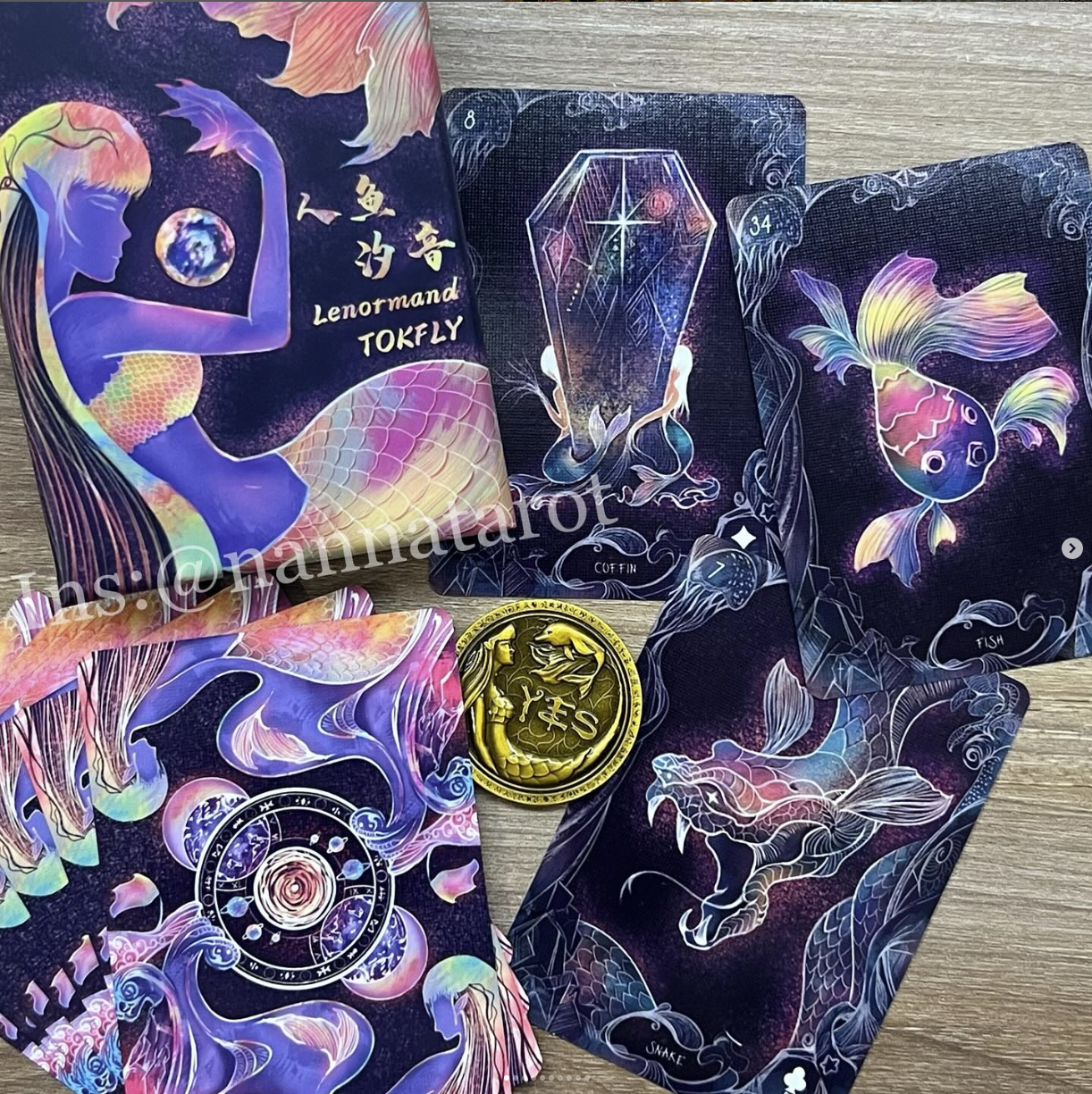 人魚汐音雷諾曼🥀Mermaid’s Tidal Melody Lenormand