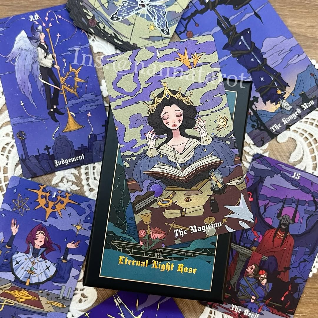 永夜薔薇塔羅牌🥀Eternal Night Rose Tarot