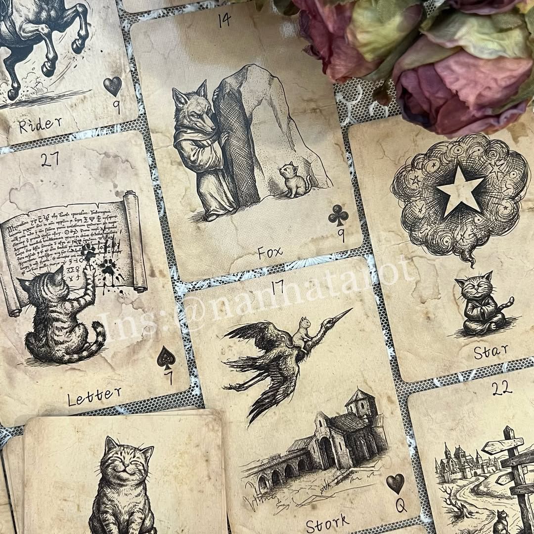 龐格班雷諾曼-眾籌限定版🥀Pangur Ban Lenormand