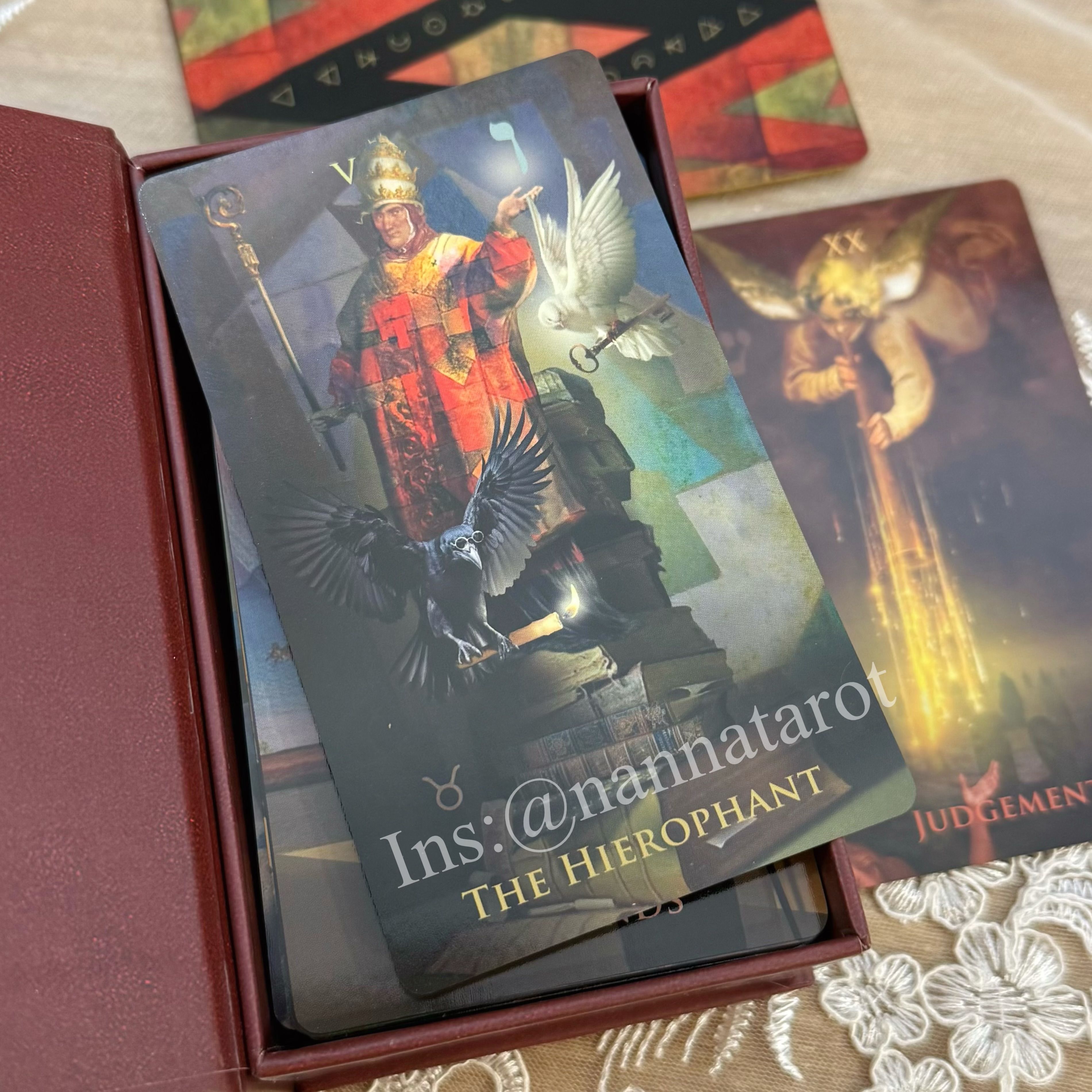夢境啟示錄：赤色幻象塔羅牌🥀LIBER SOMNIA - Red Visions Tarot