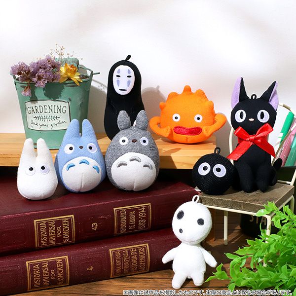【吉卜力東京場限定】現貨 展場限定娃娃吊飾 大中小龍貓 黑貓吉吉 魔法公主樹精靈 煤炭球 無臉男 卡西法