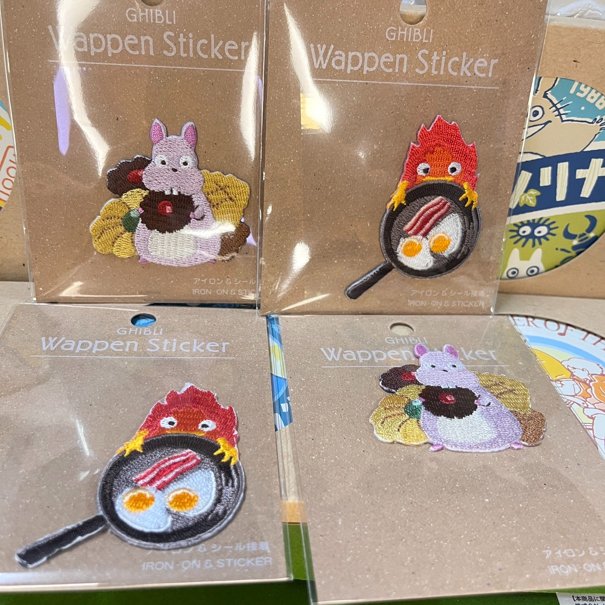 【吉卜力東京場限定】現貨 寶寶 卡西法 超美刺繡 燙印貼 轉印貼