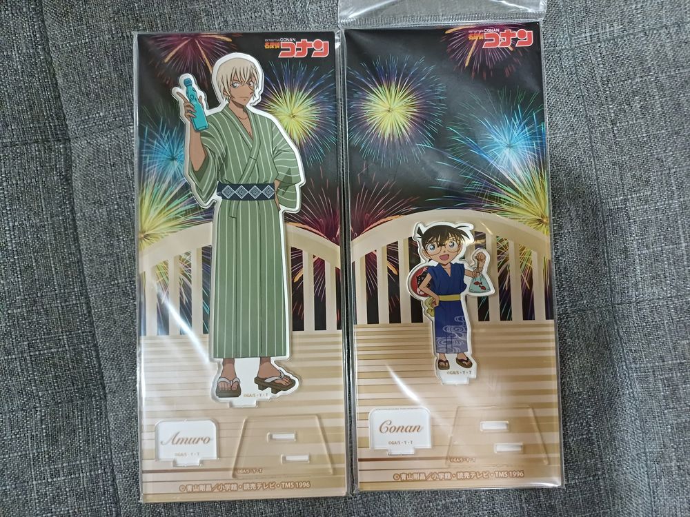 名偵探柯南 立牌/壓克力（全新未拆封） 夏季/夏日浴衣 安室透+柯南 合售
