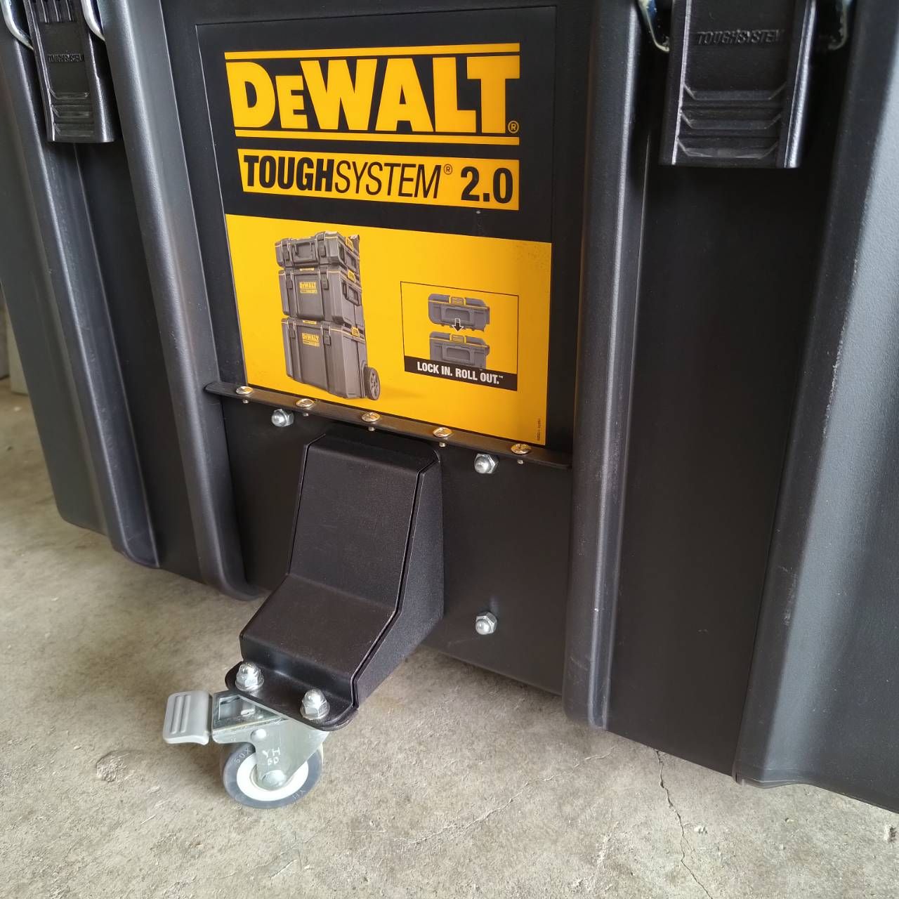 Dewalt 得偉 DS450 DWST83295-1 硬漢2.0系列（不含箱子）-移動收納箱改裝品-金屬輔助煞車輪