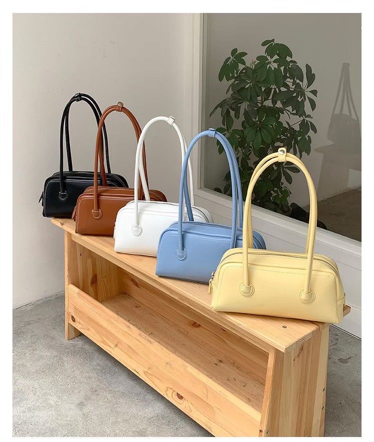 櫻語花庭-簡約高級感單肩包手提包8color