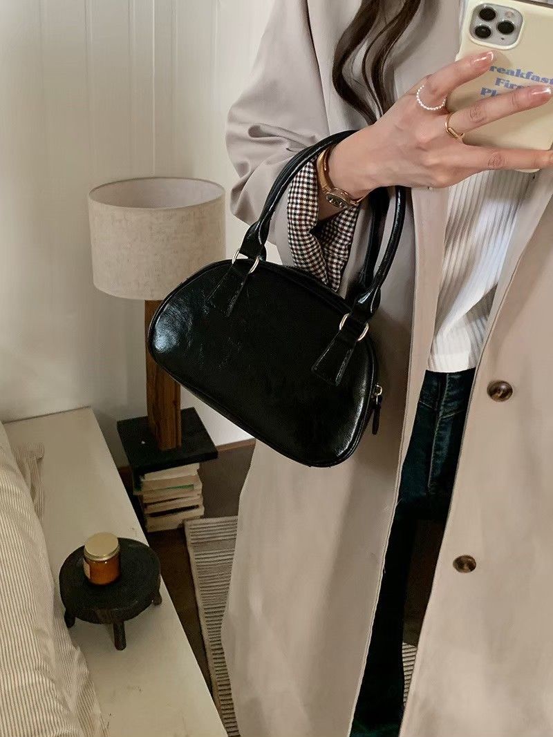 日和小徑-簡約百搭韓系保齡球包3color