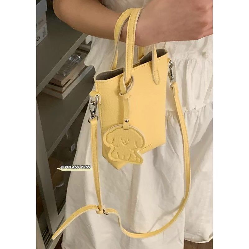 暖茶日和-送吊飾!!小巧時尚百搭手提斜背包 6color