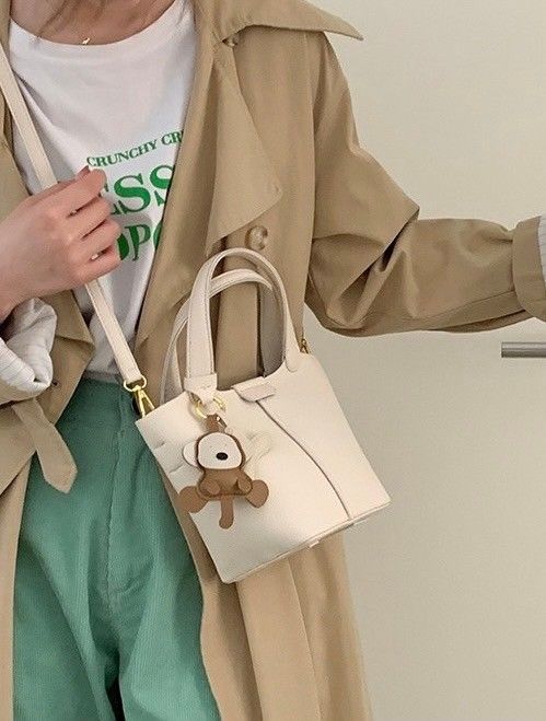 🌟現貨🌟夏季列車-送拉鍊小包 超划算!!質感時尚百搭水桶包 4color 無吊飾