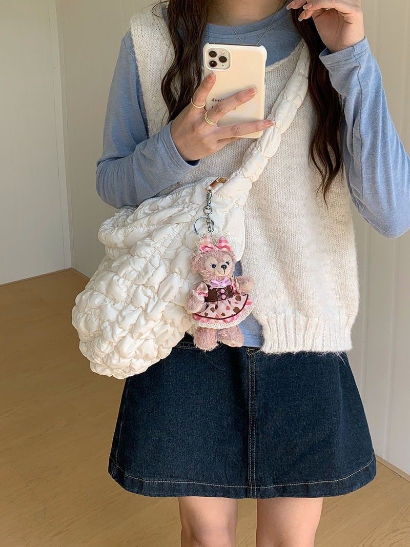 🌟現貨🌟厚片吐司-百搭雲朵大容量包包 2color