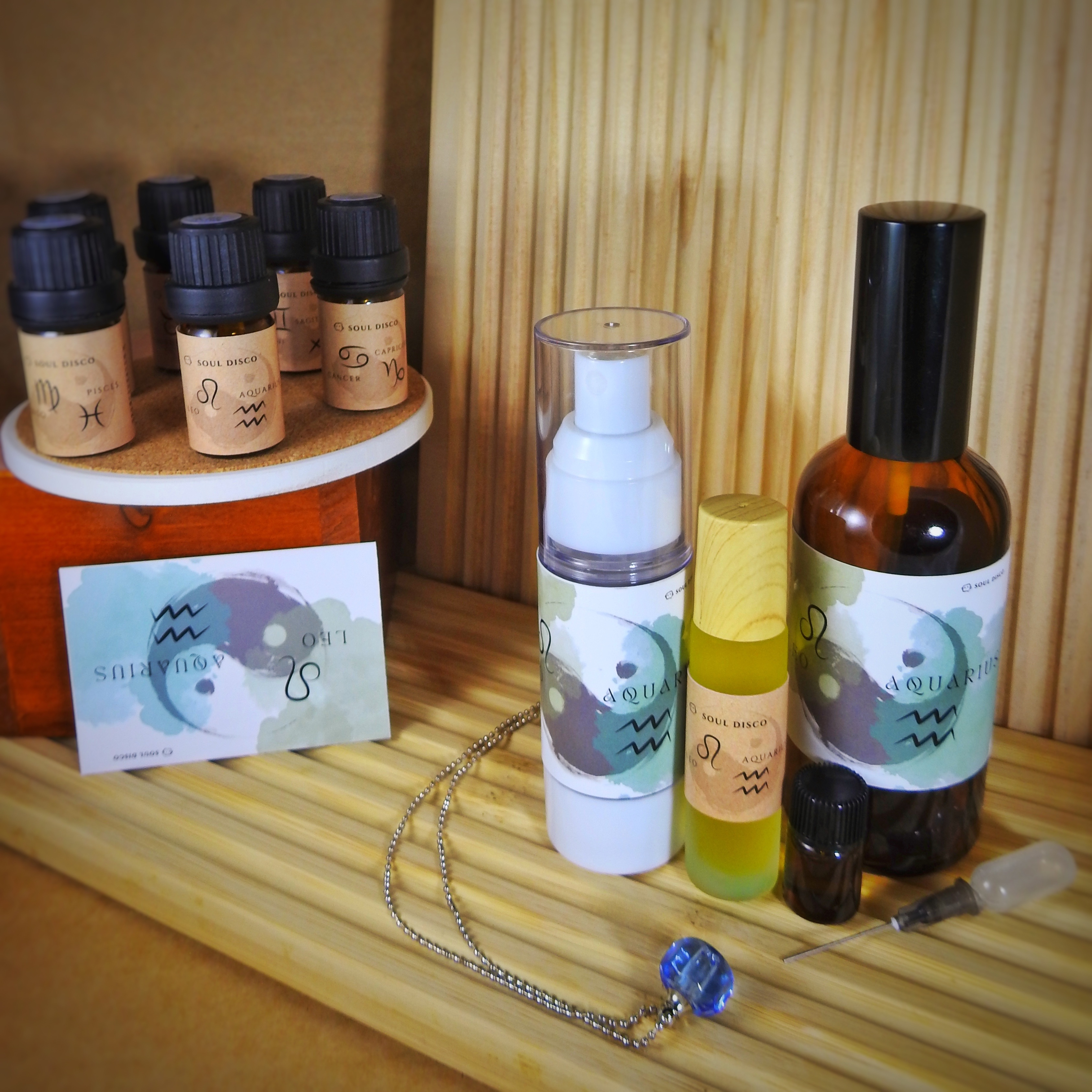 星座對宮系列（獅子/水瓶）—精油能量噴霧/保養油