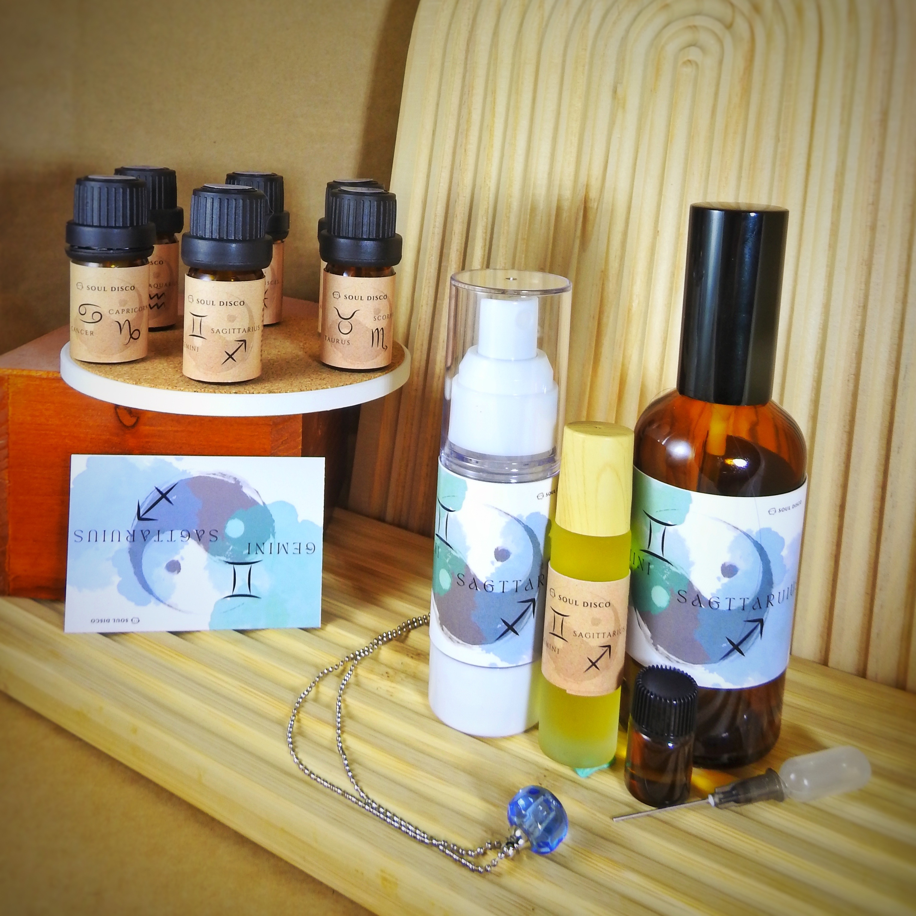 星座對宮系列（雙子/射手）—精油能量噴霧/保養油