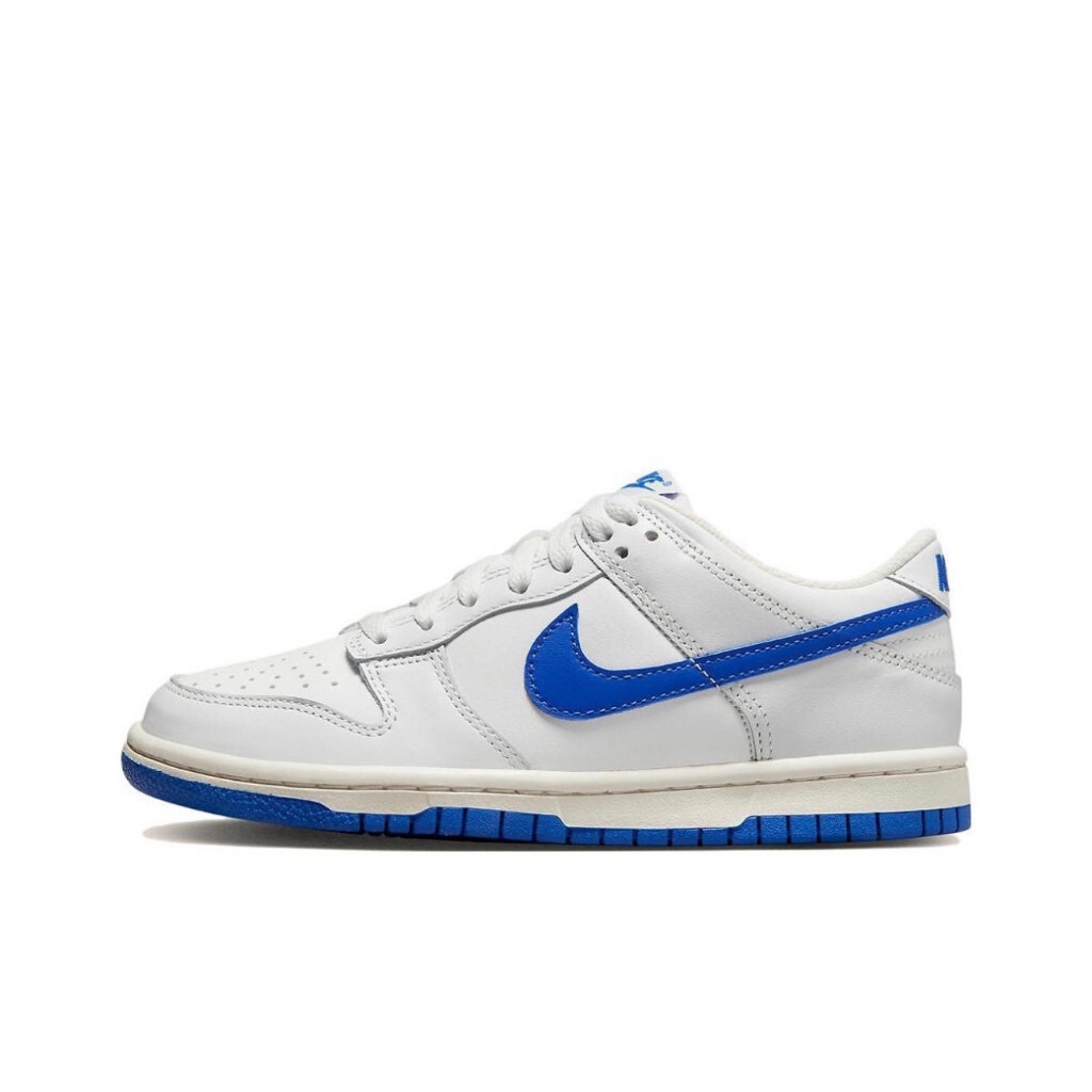 Nike Dunk Low GS 全白 寶藍 海鹽 奶油底