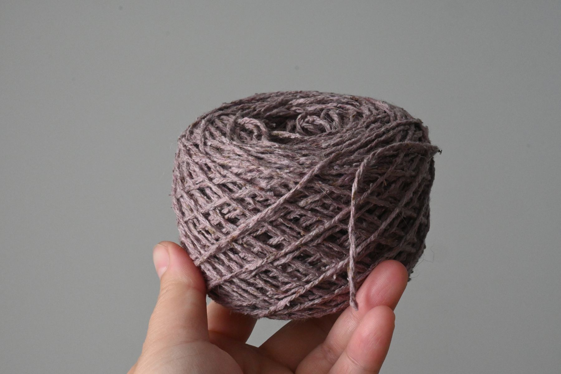 （球紗）深霧粉紫真絲羊毛混紡