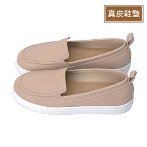 1BC58縫邊造型簡約懶人鞋