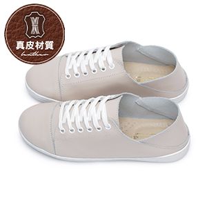 804AN真皮可後踩綁帶休閒鞋