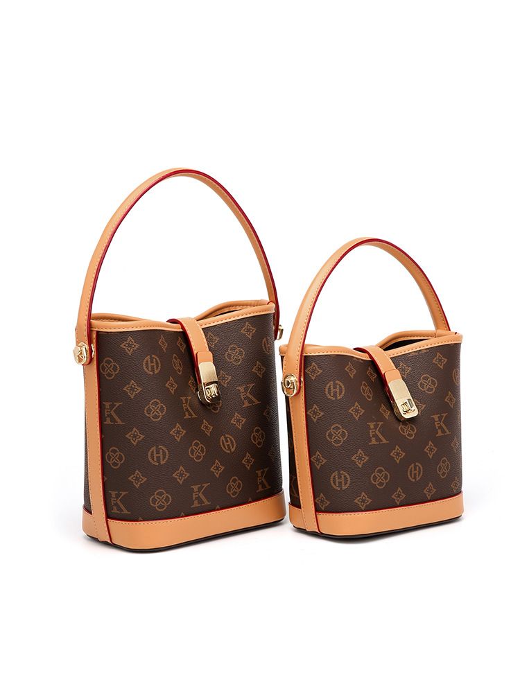 MK F 大容量百搭真皮女包水桶單肩包（點選商品圖見詳情 / 開立發票）