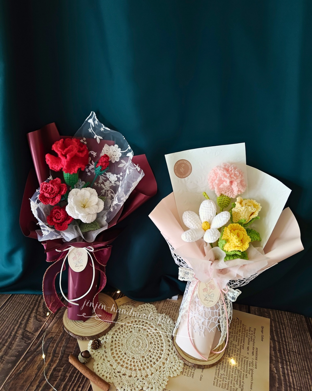 💐月紗花語｜康乃馨花束