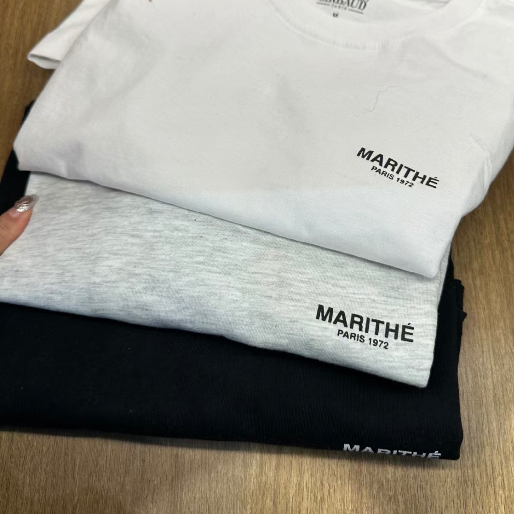 🇰🇷 MARITHE FRANCOIS GIRBAUD 三件套棉T