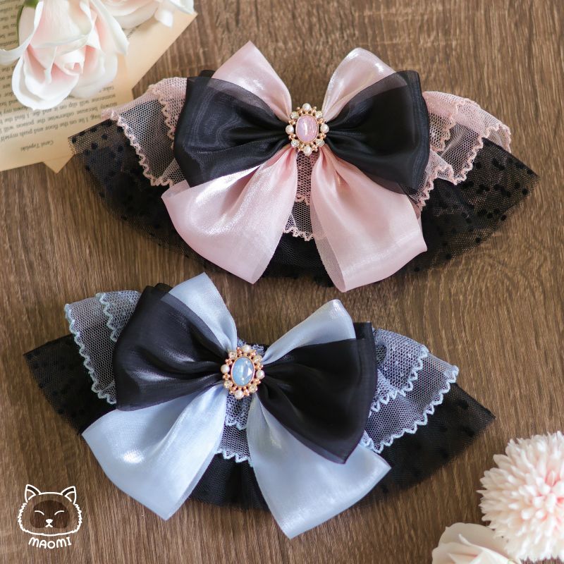 ❀毛咪 ᴍᴀᴏᴍɪ｜暗黑童話蕾絲領巾❀ 寵物領巾｜圍脖｜脖圍｜飾品｜貓｜狗