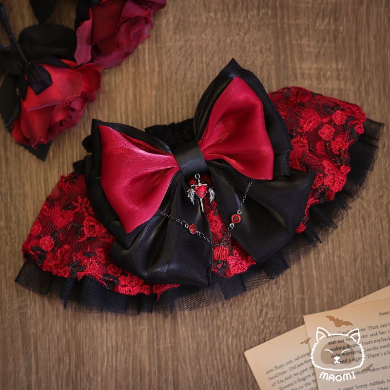 ❀毛咪 ᴍᴀᴏᴍɪ｜萬聖瑰語蕾絲領巾❀（不保證萬聖前抵達）